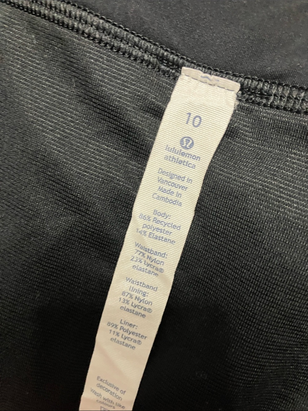 Lululemon Speed Short 2.5” Sz 10 in Pop Cut Boom Juice Multi/Black - Picture 12 of 12